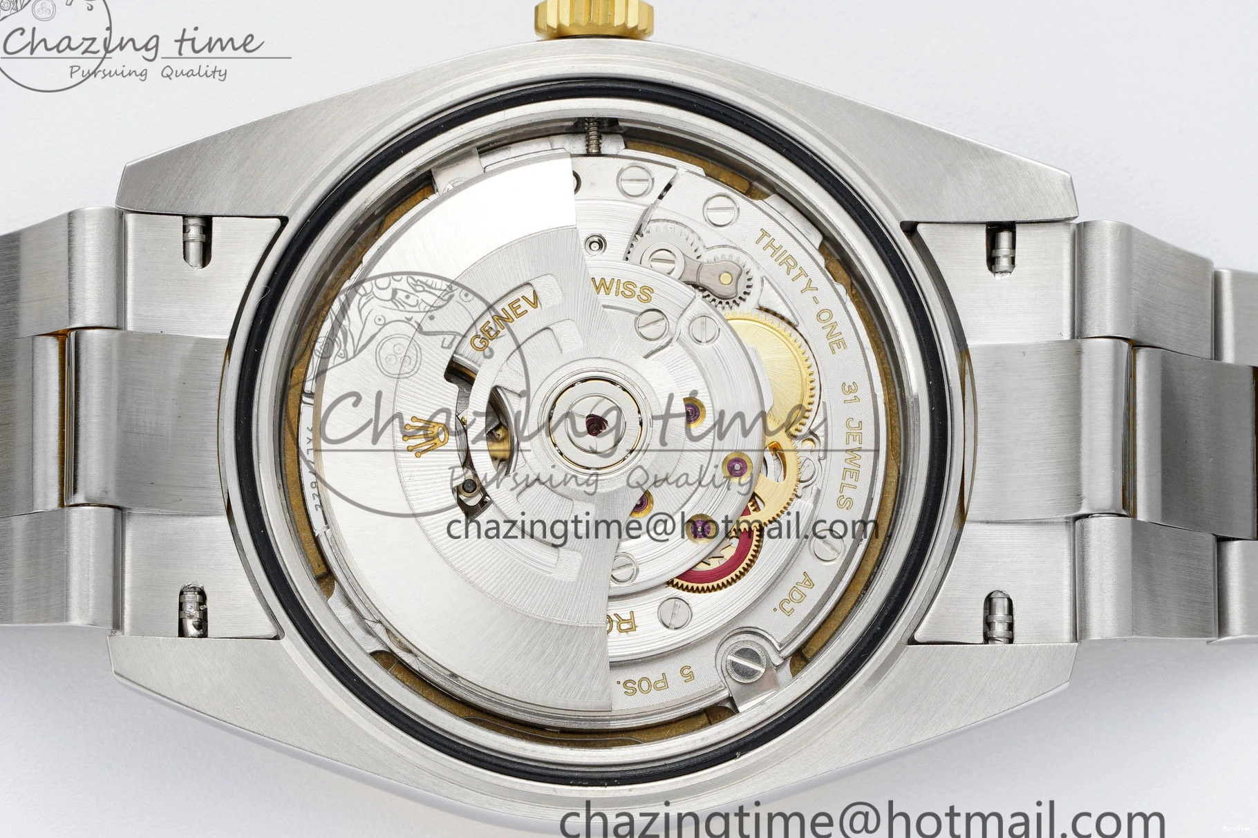 MiroTime 0423 Modern DateJust 41 SS Polished Bezel KING 1:1 Best Edition 904L Steel Blue Roman Dial on Oyster Bracelet VR 2212